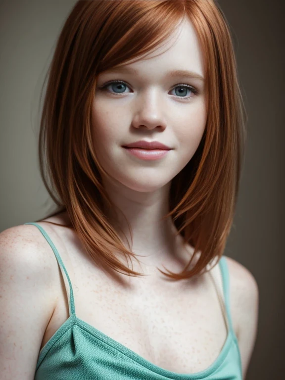 (Madisen Beaty:1.2), Masterpiece, (full body shot), 1girl, solo, Realistic photo of a 18-years-old Irish model with freckles, pale skin, very small breasts, runners skinny body, disheveled shaggy shoulder-length red hair, freckles, Large shiny green-blue eyes, slim slender body, long eyelashes, thick eyebrowischievous, Carefree, cheerful, beautiful look, radiating genuine delight, perfect teeth, smile, outdoor, sunrise, beautiful landscape, A direct look at the camera, runners skinny body, pale skin, freckles; Without cosmetics; Energetic, restless, waking up posture, Professional studio photography with a film SLR camera("Zorkiy-4"), (passport photo), hight resolution, Natural Realistic Detailed Skin Texture, natural lighting, 8K, Texture of the photo card, Maximum photorealism