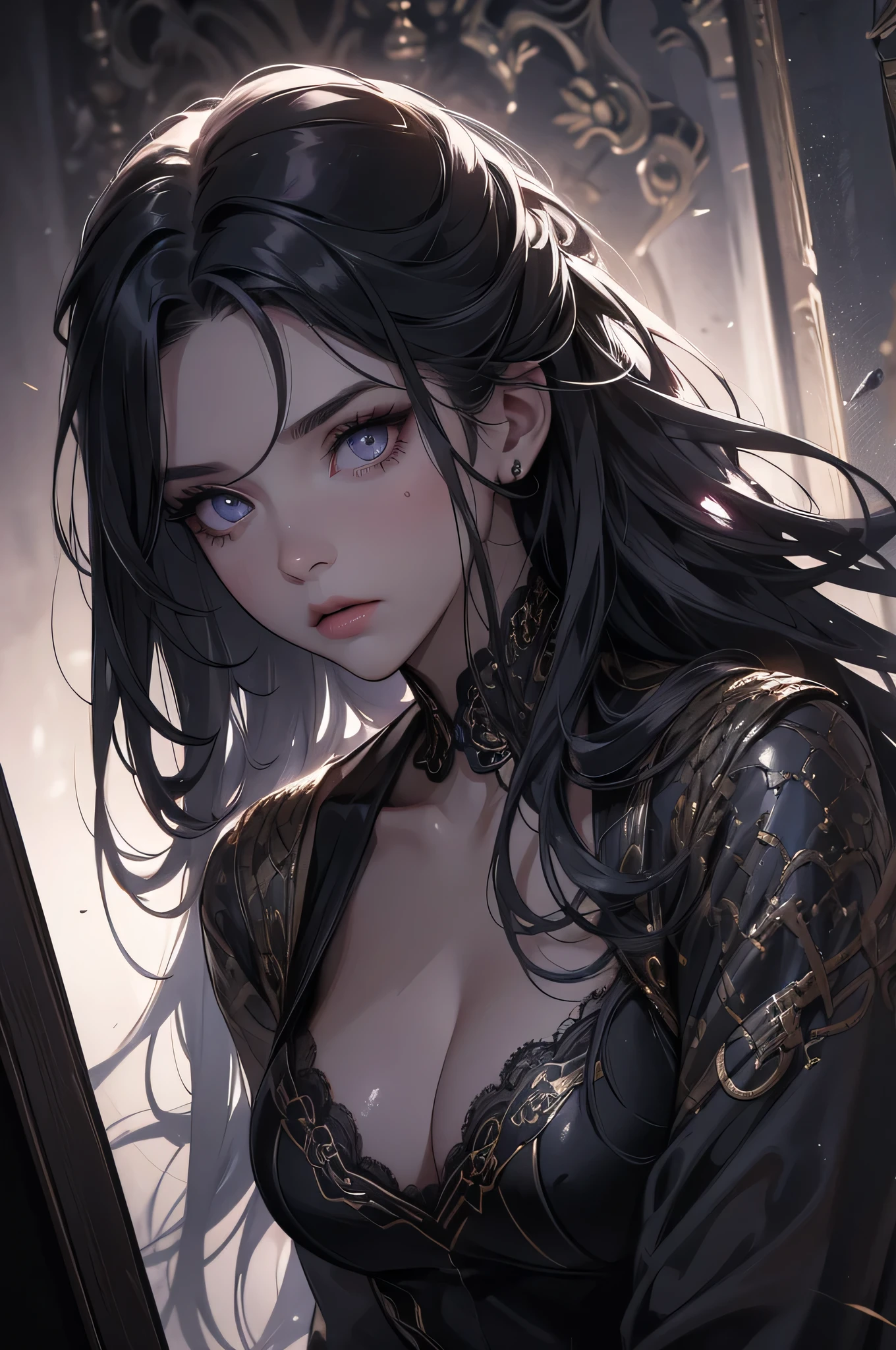 medusa snake hair petrifies whoever looks at her mirror,highly detailed,photorealistic,cinematic lighting,hyper detailed face and eyes,beautiful detailed hair,extremely detailed snake hair coiling around her face,stone textured face and body,dramatic lighting and shadows,desaturated color palette,moody atmosphere