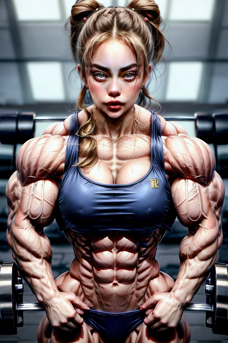 (2 girls body builders:1.6), ((masterpiece)), best quality, ultra-detailed:1.7, finely detail, high resolution:1.6, perfect dynamic composition, beautiful detailed faces:1.77, blonde babes:1.88, perfect red lipstick, perfect makeup:1.8, short denim bikini , large breasts:1.4, lovely look:1.7, gorgeous face:1.6, defined muscles:1.4, beautiful faces:1.8, alessandra ambrossio, izabel goulart, Kate Upton, Gigi Hadid, candice swanpoel ,popped out dense veins on muscles:1.8, hyper detailed picture:1.4, 8k resolution: 1.7, flex muscles:1.3, hyper muscular body shape:1.42, photorealistic:1.5, realistic:1.6, face masterpiece:1.74, good and professional lighting on picture:1.38, Ukrainian-Moroccan muscle beauty goddess, masterpiece 22 years old Ariana Grande and  Jennifer Lopez as bodybuilders, extremely high resolution, hyper feminine beauty , hyper realistic texture , extra large , hyper muscularity, hyper vascularity, ass of titanium, muscles of steel, ripped body shape, ripped sexy ass with bikini, muscular ass , topless, kissing, good face details, hyper face detailing, doing sex, super romantic moment, hyper romantic, romantic kiss, nude females, perfect symmetrical face, sexy french kiss with tongues, serious muscle posing, exaggerated muscular body, extremely shredded, flexing and posing muscles as bodybuilder, exaggerated veins on biceps