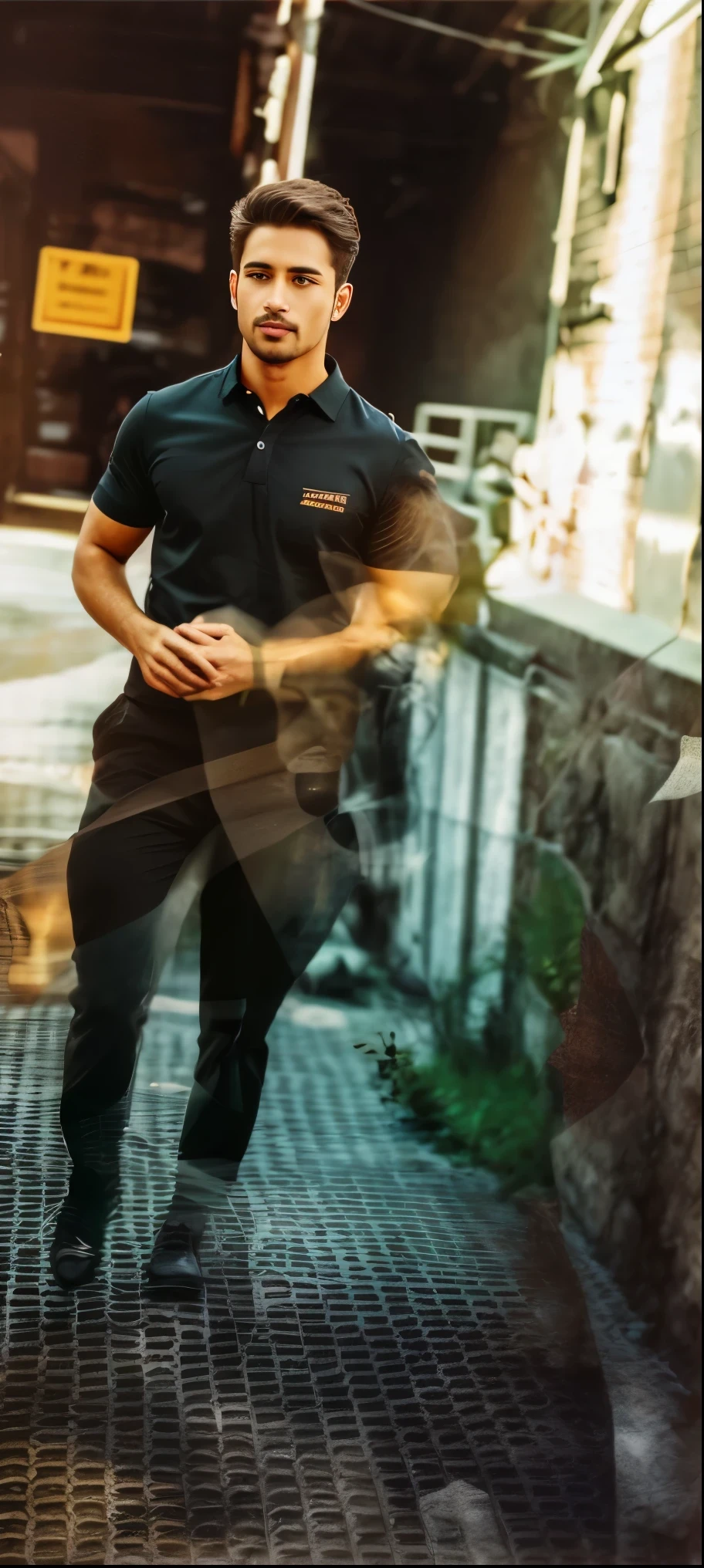 change background . high quality. handsome realistic picture beautiful background picture like pro editor