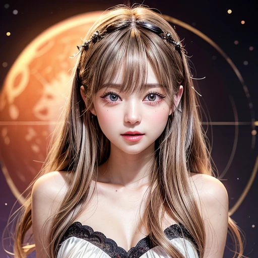 NSFW, 8k, High-level, absurd, masterpiece, best quality, primitive, very detailed CG, very detailed wallpaper, perfect lighting, Extremely detailed (((The personifying " ワルキューレ " as a Little Girl))), MysticSight, Tyndall effect, Tyndall scattering, Studio gray background with (many Dazzling RainbowColor particles BokeH:1.28), (RoundlyButts, ThighGap), (Exposed:0.4), (Assfocus with looking ahead), BREAK (NOGIZAKA face variations) Extremely Detailed very KAWAII face variations, perfect anatomy, Childish, captivating gaze, elaborate detailed Eyes with (sparkling highlights:1.28), long eyelashes、Glossy RED Lips with beautiful details, Coquettish tongue, Rosy cheeks, Radiant PearlSkin with clear transparency . { (Dynamic LifeLike expressions:1.4) | :d) }, (large eyes:-1) .