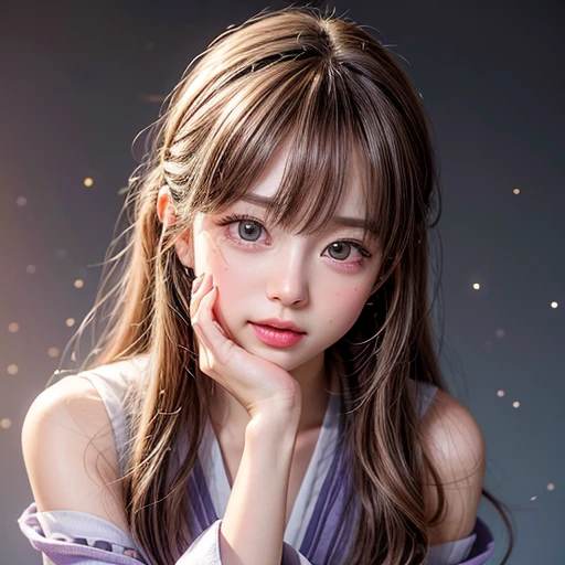 NSFW, 8k, High-level, absurd, masterpiece, best quality, primitive, very detailed CG, very detailed wallpaper, perfect lighting, Extremely detailed (((The personifying " Bodo figure " as a Little Girl))), MysticSight, Tyndall effect, Tyndall scattering, Studio gray background with (many Dazzling RainbowColor particles BokeH:1.28), (RoundlyButts, ThighGap), (Exposed:0.4), (Assfocus with looking ahead), BREAK (NOGIZAKA face variations) Extremely Detailed very KAWAII face variations, perfect anatomy, Childish, captivating gaze, elaborate detailed Eyes with (sparkling highlights:1.28), long eyelashes、Glossy RED Lips with beautiful details, Coquettish tongue, Rosy cheeks, Radiant PearlSkin with clear transparency . { (Dynamic LifeLike expressions:1.4) | :d) }, (large eyes:-1) .