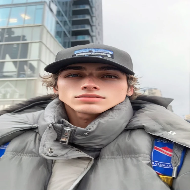 Hombre arafed con gorra y chaqueta parado frente a un edificio, xqc, cara perfecta and boy, contraction transmitter / jugador ludwig, foto de perfil, vinnie hacker, cara perfecta ), daniel dociu, Finn Wolfhard, vitaly bugarov, aser duran
