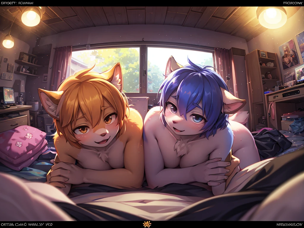 (HI-8 cam view finder style) , Pirated Porn , Hallucination, daydream , bokeh , lesbians couple , messy room