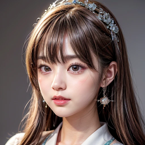 NSFW, 8k, High-level, absurd, masterpiece, best quality, primitive, very detailed CG, very detailed wallpaper, perfect lighting, Extremely detailed (((The personifying " Sylvia Kristel " as a Little Girl))), MysticSight, Tyndall effect, Tyndall scattering, Studio gray background with (many Dazzling RainbowColor particles BokeH:1.28), (RoundlyButts, ThighGap), (Exposed:0.4), (Assfocus with looking ahead), BREAK (NOGIZAKA face variations) Extremely Detailed very KAWAII face variations, perfect anatomy, Childish, captivating gaze, elaborate detailed Eyes with (sparkling highlights:1.28), long eyelashes、Glossy RED Lips with beautiful details, Coquettish tongue, Rosy cheeks, Radiant PearlSkin with clear transparency . { (Dynamic LifeLike expressions:1.4) | :d) }, (large eyes:-1) .