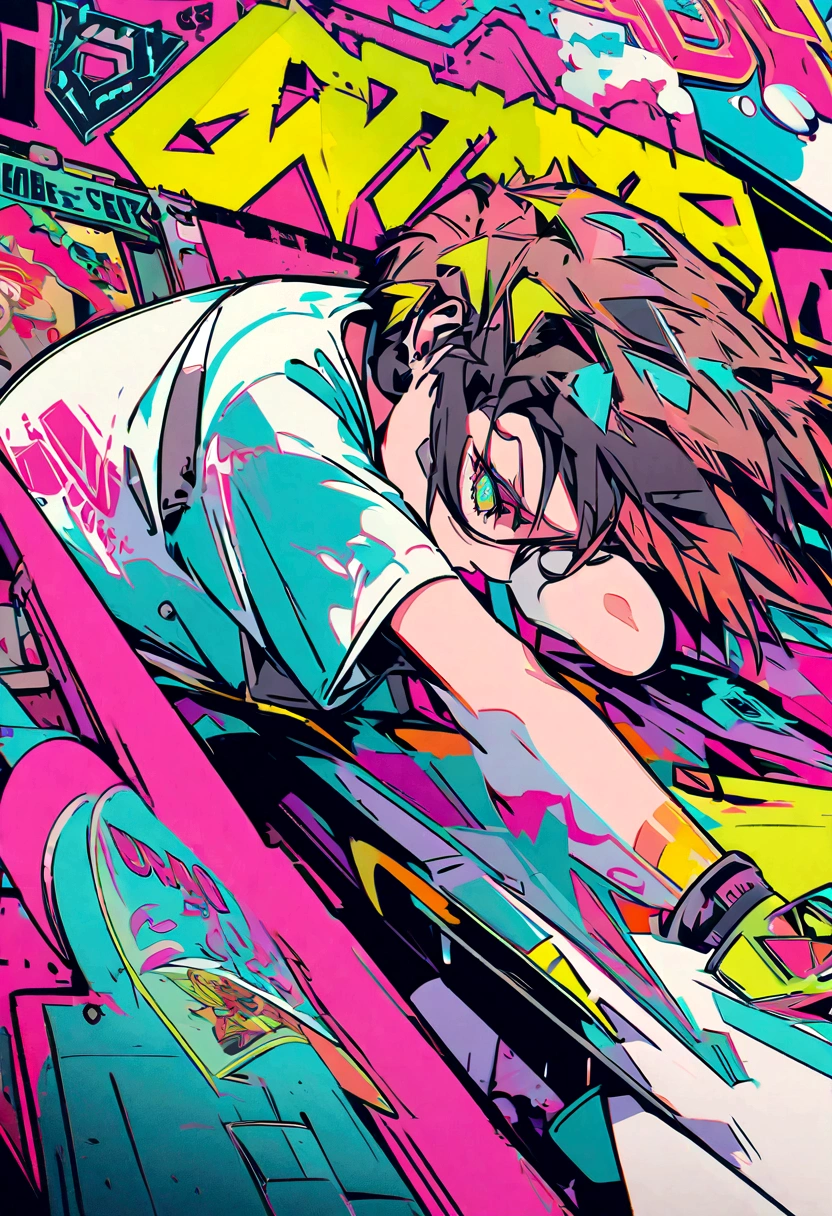 Une figure de singe futuriste, with lights in your eyes, surrounded by'a vector t-shirt design ready for vibraprint, Illustration du singe cyberpunk, profil, autocollant, Fond blanc propre, vecteur professionnel, high detail, Conception de t-shirts, graffiti, Paysage urbain dynamique et futuriste.Une figure de singe futuriste, with lights in your eyes, surrounded by'a vector t-shirt design ready for vibraprint, Illustration du singe cyberpunk, profil, autocollant, Fond blanc propre, vecteur professionnel, high detail, Conception de t-shirts, graffiti, Paysage urbain dynamique et futuriste.