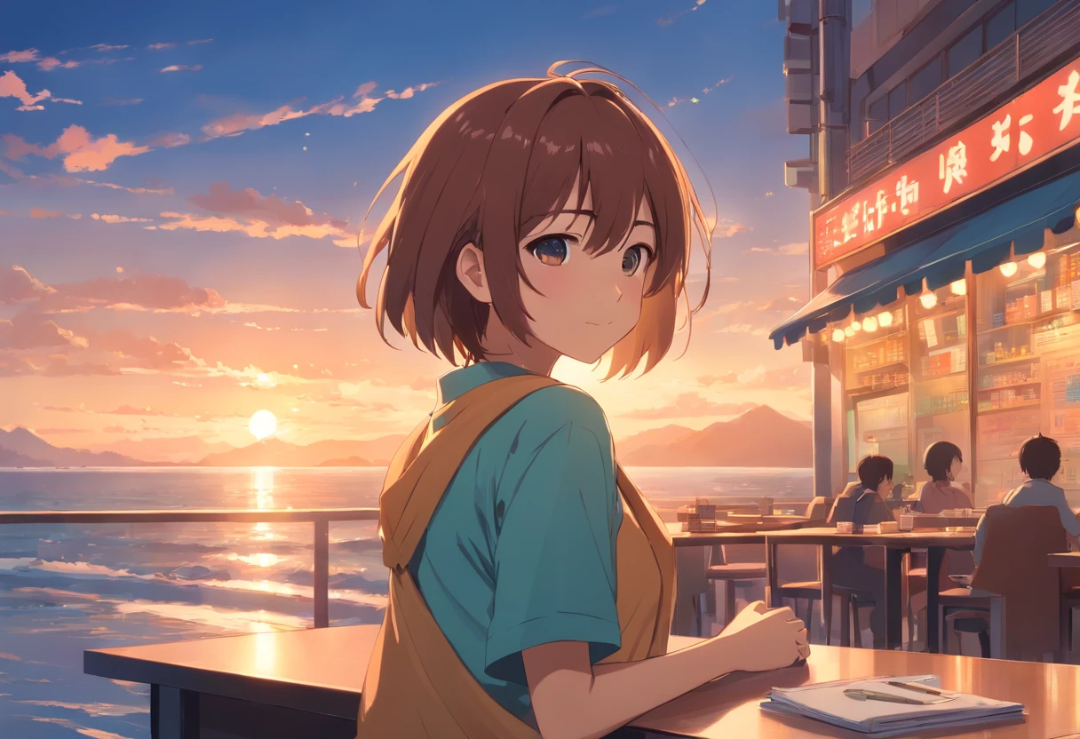 1 linda chica,9 tables,9 poses y expresiones,Diferentes emociones,10