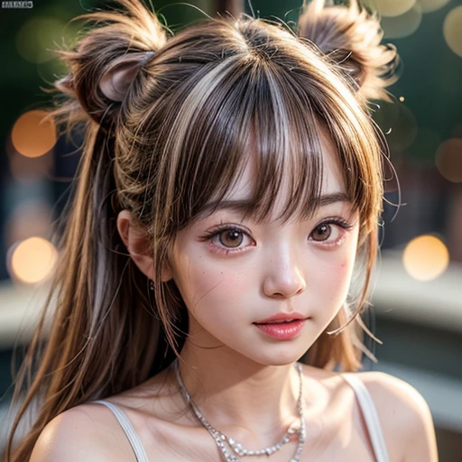 NSFW, 8k, High-level, absurd, masterpiece, best quality, primitive, very detailed CG, very detailed wallpaper, perfect lighting, Extremely detailed (((The personifying " Sun Wukong " as a  Girl))), MysticSight, Tyndall effect, Tyndall scattering, Studio gray background with (many Dazzling RainbowColor particles BokeH:1.28), (RoundlyButts, ThighGap), (Exposed:0.4), (Assfocus with looking ahead), BREAK (NOGIZAKA face variations) Extremely Detailed very KAWAII face variations, perfect anatomy, Childish, captivating gaze, elaborate detailed Eyes with (sparkling highlights:1.28), long eyelashes、Glossy RED Lips with beautiful details, Coquettish tongue, Rosy cheeks, Radiant PearlSkin with clear transparency . { (Dynamic LifeLike expressions:1.4) | :d) }, (large eyes:-1) .