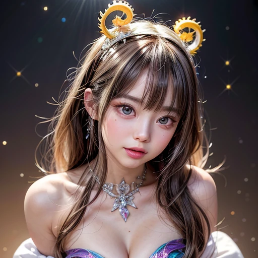NSFW, 8k, High-level, absurd, masterpiece, best quality, primitive, very detailed CG, very detailed wallpaper, perfect lighting, Extremely detailed (((The personifying " Shenron " as a Little Girl))), MysticSight, Tyndall effect, Tyndall scattering, Studio gray background with (many Dazzling RainbowColor particles BokeH:1.28), (RoundlyButts, ThighGap), (Exposed:0.4), (Assfocus with looking ahead), BREAK (NOGIZAKA face variations) Extremely Detailed very KAWAII face variations, perfect anatomy, Childish, captivating gaze, elaborate detailed Eyes with (sparkling highlights:1.28), long eyelashes、Glossy RED Lips with beautiful details, Coquettish tongue, Rosy cheeks, Radiant PearlSkin with clear transparency . { (Dynamic LifeLike expressions:1.4) | :d) }, (large eyes:-1) .