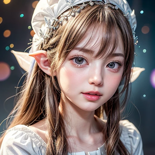 NSFW, 8k, High-level, absurd, masterpiece, best quality, primitive, very detailed CG, very detailed wallpaper, perfect lighting, Extremely detailed (((The personifying " Galadriel " as a Little Girl))), MysticSight, Tyndall effect, Tyndall scattering, Studio gray background with (many Dazzling RainbowColor particles BokeH:1.28), (RoundlyButts, ThighGap), (Exposed:0.4), (Assfocus with looking ahead), BREAK (NOGIZAKA face variations) Extremely Detailed very KAWAII face variations, perfect anatomy, Childish, captivating gaze, elaborate detailed Eyes with (sparkling highlights:1.28), long eyelashes、Glossy RED Lips with beautiful details, Coquettish tongue, Rosy cheeks, Radiant PearlSkin with clear transparency . { (Dynamic LifeLike expressions:1.4) | :d) }, (large eyes:-1) .