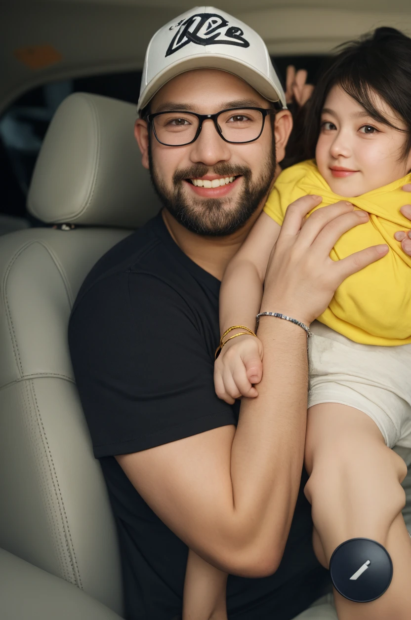 (ultra-detailed CG unity 8k wallpaper, masterpiece, best quality), (an extremely delicate and beautiful), 2 year old looking down at photos, sitting in a small toy car with remote control, driving his own toy car, top view, toddler, happy mouth, very excited, high quality upload, extreme detail! [Top view], Joy Toys. --auto --s2