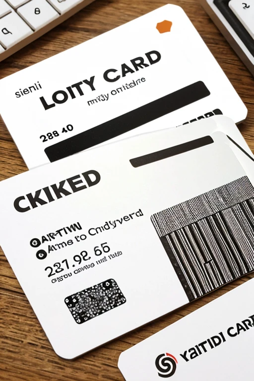 loyalty card from a market company