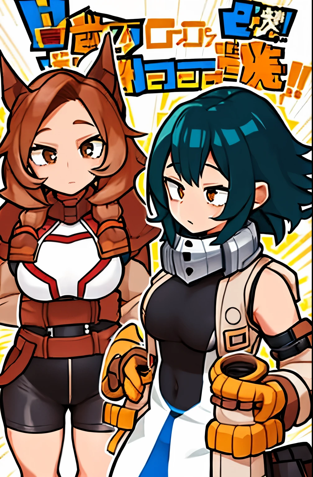 Make a Boku no Hero Academia oc of a girl with fair skin, brown and wavy hair who can control the elements, friendly and very stylish 1 , boku no hero academia, cabelo ondulado, cabelo castanho com mechas roxas, pele clara, cabelo longo