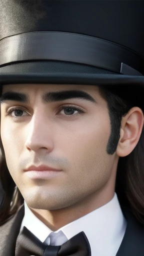 Haredi heartthrob, focus on the character's face