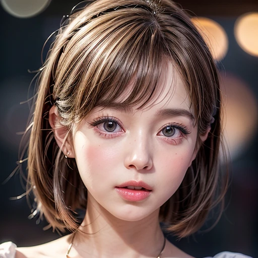 NSFW, 8k, High-level, absurd, masterpiece, best quality, primitive, very detailed CG, very detailed wallpaper, perfect lighting, Extremely detailed (((The personifying " Sylvia Kristel " as a Little Girl))), MysticSight, Tyndall effect, Tyndall scattering, Studio gray background with (many Dazzling RainbowColor particles BokeH:1.28), (RoundlyButts, ThighGap), (Exposed:0.4), (Assfocus with looking ahead), BREAK (NOGIZAKA face variations) Extremely Detailed very KAWAII face variations, perfect anatomy, Childish, captivating gaze, elaborate detailed Eyes with (sparkling highlights:1.28), long eyelashes、Glossy RED Lips with beautiful details, Coquettish tongue, Rosy cheeks, Radiant PearlSkin with clear transparency . { (Dynamic LifeLike expressions:1.4) | :d) }, (large eyes:-1) .