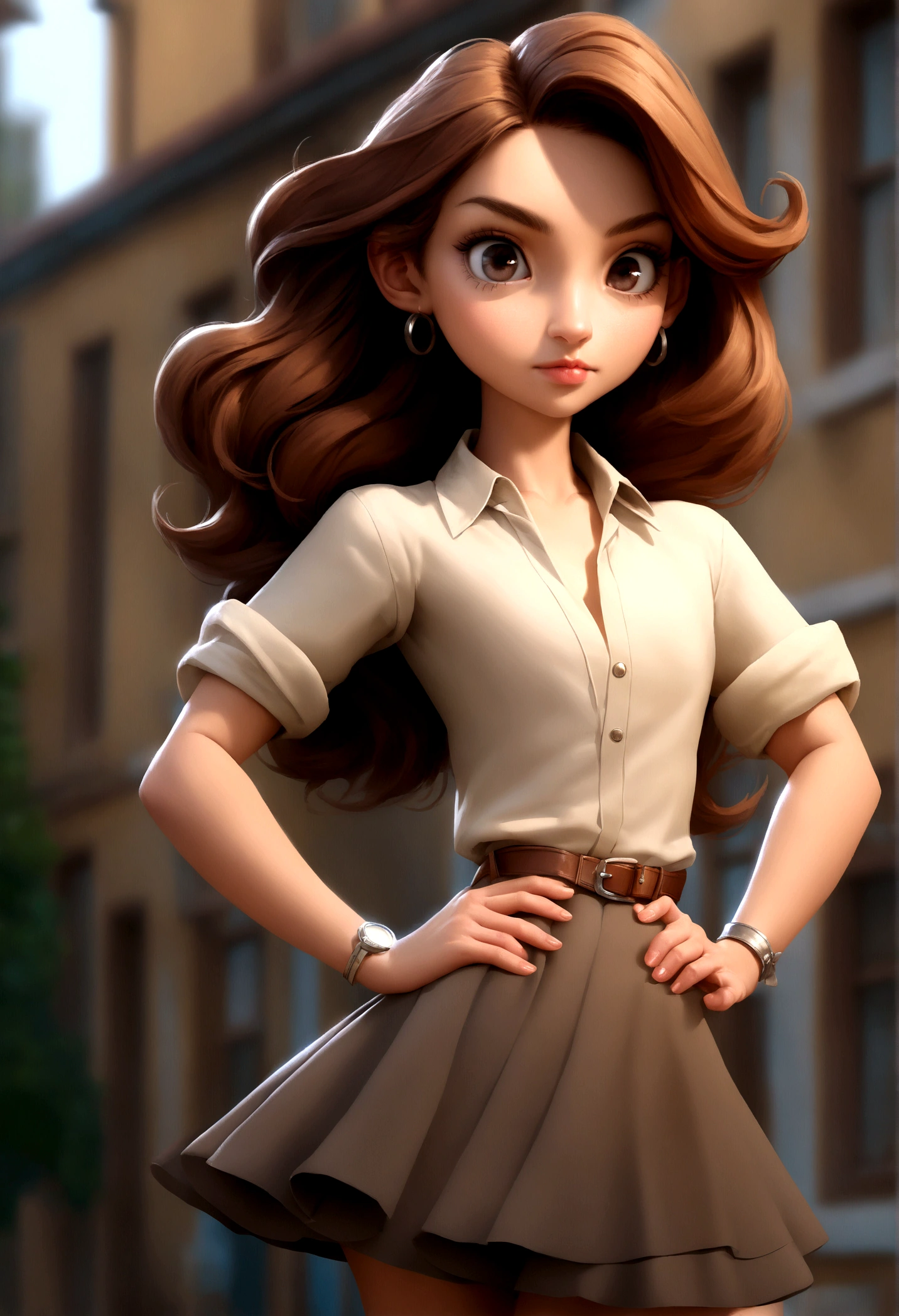 nude, (highest quality, High resolution: 1.2), Very detailed, (Realistic: 1.37) Brunette, Medium brown hair, Brown eyes,  whole body, 