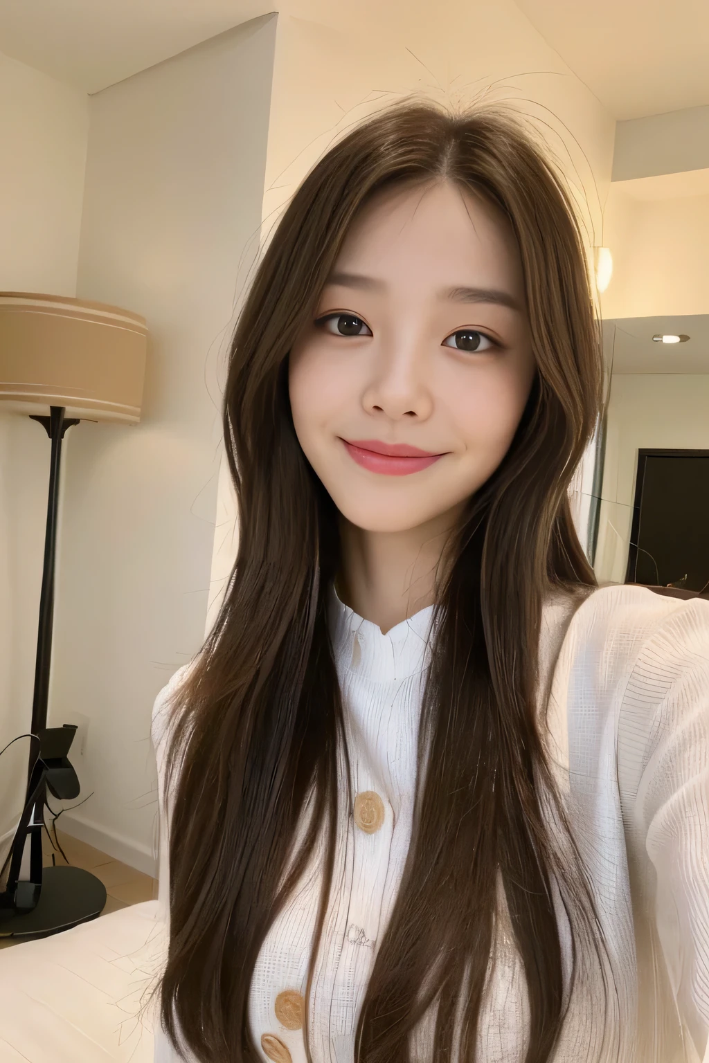 seed:2020674263.((Full body angle:1.1)).((highest quality, 8K, masterpiece:1.3)), ((from below:1.1)).concentrated:1.2, Perfect body beauty:1.4, Hips:1.2, ((Delicate Hair)), (Colorful button-through crop shirt :1.1) , ((highest quality、8K、masterpiece:1.3))、1 Girl、A sloppy smile、Esbian all over、Slim face、Big 、Beautiful woman、(Dark Brown Hair)、Long Hair、1.1、Flickering Valley、Detailed eyes、double eyelid、Blurred Background、超Slim face、Smile、Looking down、stroll、