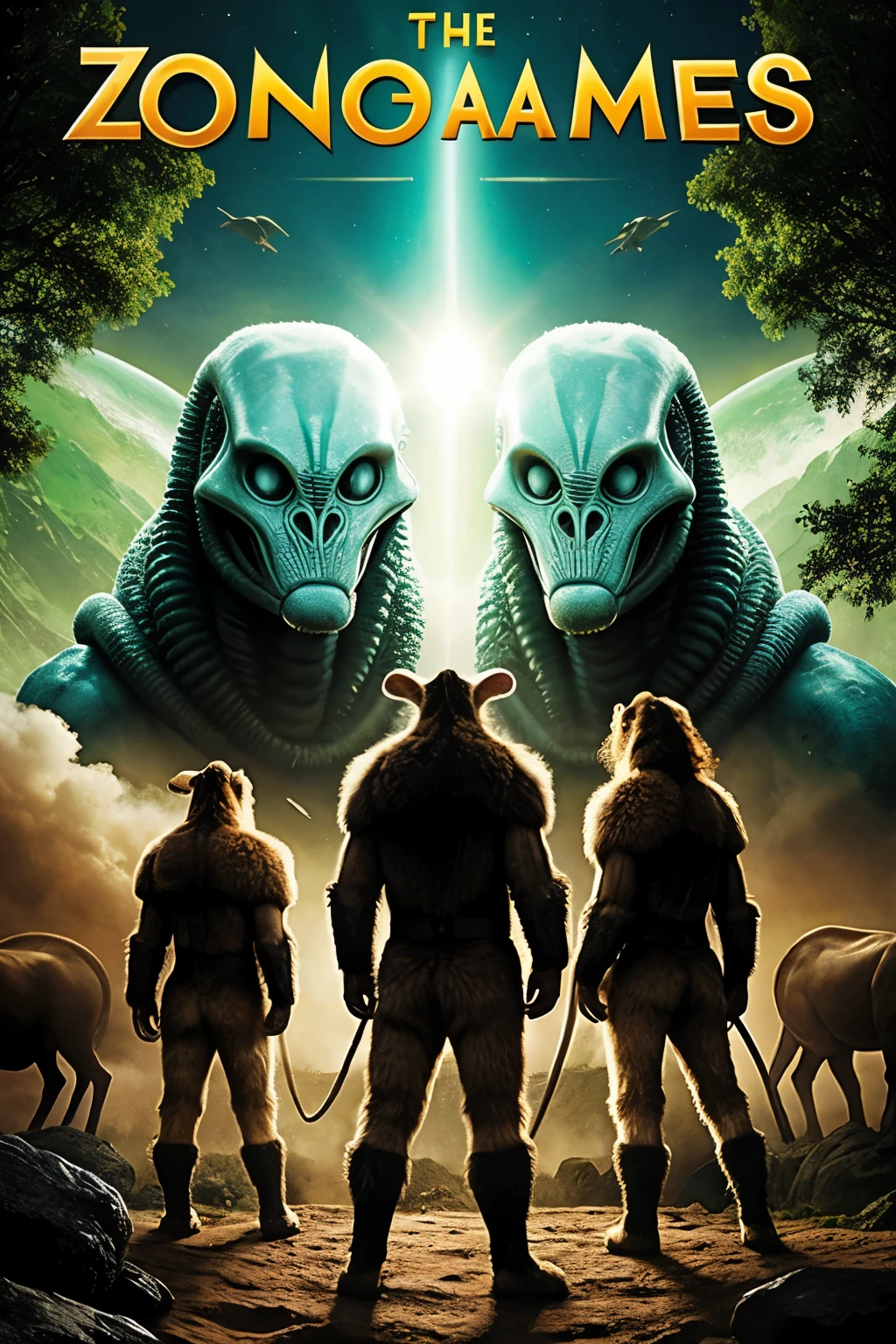 generame un zoologico de aliens