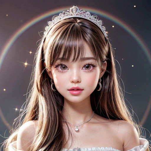 NSFW, 8k, High-level, absurd, masterpiece, best quality, primitive, very detailed CG, very detailed wallpaper, perfect lighting, Extremely detailed (((The personifying " Barbie doll " as a Little Girl))), MysticSight, Tyndall effect, Tyndall scattering, Studio gray background with (many Dazzling RainbowColor particles BokeH:1.28), (RoundlyButts, ThighGap), (Exposed:0.4), (Assfocus with looking ahead), BREAK (NOGIZAKA face variations) Extremely Detailed very KAWAII face variations, perfect anatomy, Childish, captivating gaze, elaborate detailed Eyes with (sparkling highlights:1.28), long eyelashes、Glossy RED Lips with beautiful details, Coquettish tongue, Rosy cheeks, Radiant PearlSkin with clear transparency . { (Dynamic LifeLike expressions:1.4) | :d) }, (large eyes:-1) .