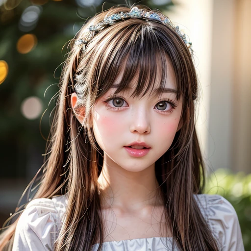 NSFW, 8k, High-level, absurd, masterpiece, best quality, primitive, very detailed CG, very detailed wallpaper, perfect lighting, Extremely detailed (((The personifying " Bisque doll " as a Little Girl))), MysticSight, Tyndall effect, Tyndall scattering, Studio gray background with (many Dazzling RainbowColor particles BokeH:1.28), (RoundlyButts, ThighGap), (Exposed:0.4), (Assfocus with looking ahead), BREAK (NOGIZAKA face variations) Extremely Detailed very KAWAII face variations, perfect anatomy, Childish, captivating gaze, elaborate detailed Eyes with (sparkling highlights:1.28), long eyelashes、Glossy RED Lips with beautiful details, Coquettish tongue, Rosy cheeks, Radiant PearlSkin with clear transparency . { (Dynamic LifeLike expressions:1.4) | :d) }, (large eyes:-1) .