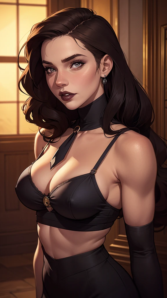 A closeup of a woman in a black top and a black bra, estilo de arte de charlie bowater, Estilo Charlie Bowater, retrato de vampiro, arte do personagem charlie bowater, Alena Aenami e Artgerm, Neoartcore e Charlie Bowater, Charlie Bowater cores ricas e profundas, lazy art style, Artgerm e Tom Bagshawum close de uma mulher com longos cabelos pretos e um colar, amoranto, Bela Delfina, mais conhecido como amoranto, Kailee Mandel, cabelo preto e olhos grandes, profile picture with headshot, jovem linda amoranto, pale and glowing skin, retrato de alta qualidade, com cabelos longos e olhos penetrantes, skin pale as ivory, Sydney Hanson mode white skin tone close-up portrait cartoon style GTA style digital illustration of a woman in a black dress and black hair, linda rainha vampira, linda rainha feminina vampira, gothic maiden, very beautiful gothic top model, beautiful vampira feminina, goth girl, goth girl, gothic maiden of the dark, Gothic style, gothic woman, gothic clothes, gothic outfit, moda vampiro, vampira feminina, wearing a gothic dress Close up of a woman with long hair and a sweater, cabelo castanho encaracolado, linda modelo, retrato de alta qualidade, medium portrait soft light, parece a jovem liv tyler, retrato colorido, linda mulher, cabelo loiro cacheado | d & d, beautiful portrait lighting, uma linda jovem, modelo muito lindo, Retrato de 50mm, medium to long brown curly hair, close-up of a person wearing tie and sweater;, Hermione Granger, inspirado em Hermione Hammond, hermione, Emma Watson as Hermione Granger, Ema!! watson!!, Emma Watson as harry potter, Emma Watson as driada, Emma Watson, portrait photo of Emma Watson, photo of Emma Watson, movie still of Emma Watson, with the face of Emma Watsona cartoon of a woman in a bikini and panties, CO Commission, commission for high resolution, realistic bikini, garota anime sedutora, nico robin, artgerm extremamente detalhado, fofosexyrobutts, Kate Bi