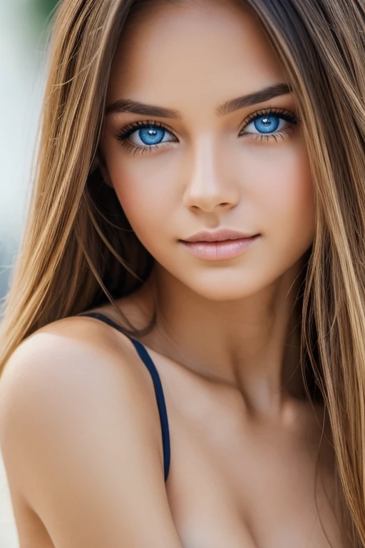 Badashanren esmaga supermodelo venezuelana, cabelo longo, vestido amarelo pastel, apertado, Breve retrato da parte superior do corpo, peito natural grande, hiper-realista, Fundo de quarto feminino muito detalhado,luz solar ,1girl in, age18, Solo, Long hair, , Looking at Viewer, blondehair, Bare shoulders, jewely, Full body, (extremely detailed 8k wallpaper), soft lighting, high quality, film grain, Fujifilm XT3 sharp focus, f 5.6, High Detail, Sharp focus,(natural light), (closeup:1.2), (seductive), off shoulders T-shirt, Realistic, A sexy, cute blue eyes