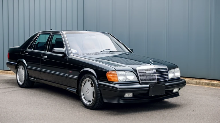 1993 Mercedes-Benz S-Class 560SEC ABC Exclusive black over fender 2-door coupe in garage