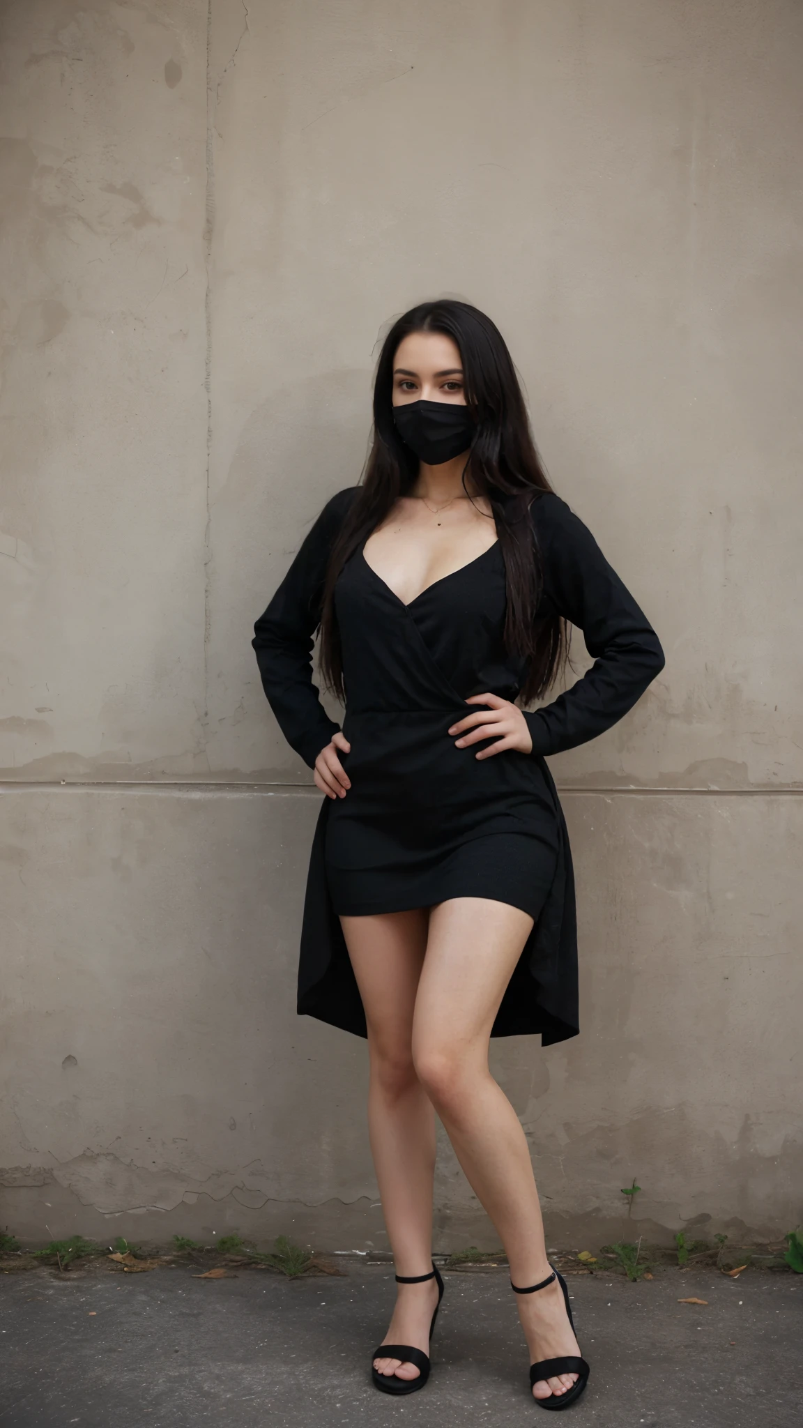 Black dress ninja 