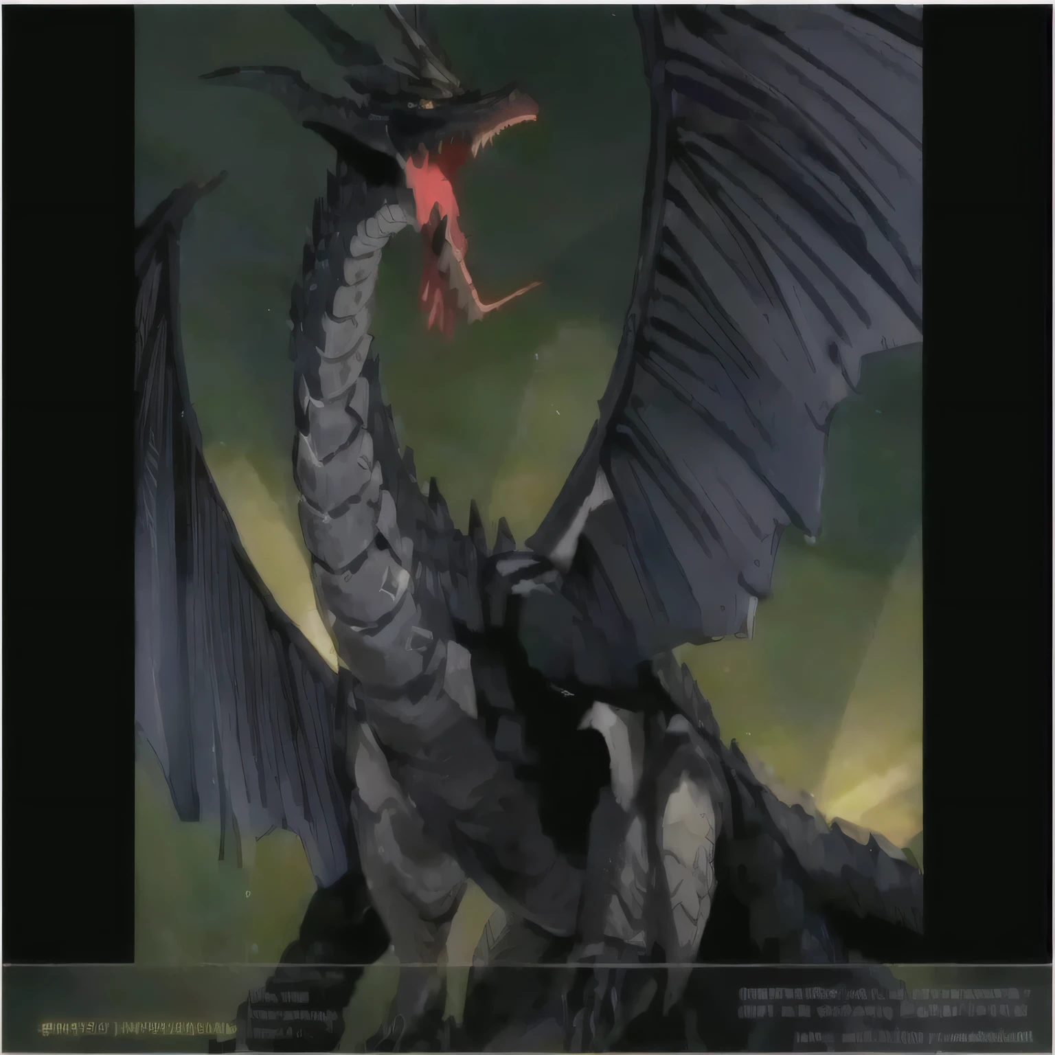 Big black dragon flying in the sky,Dark Dragon,Western Dragon