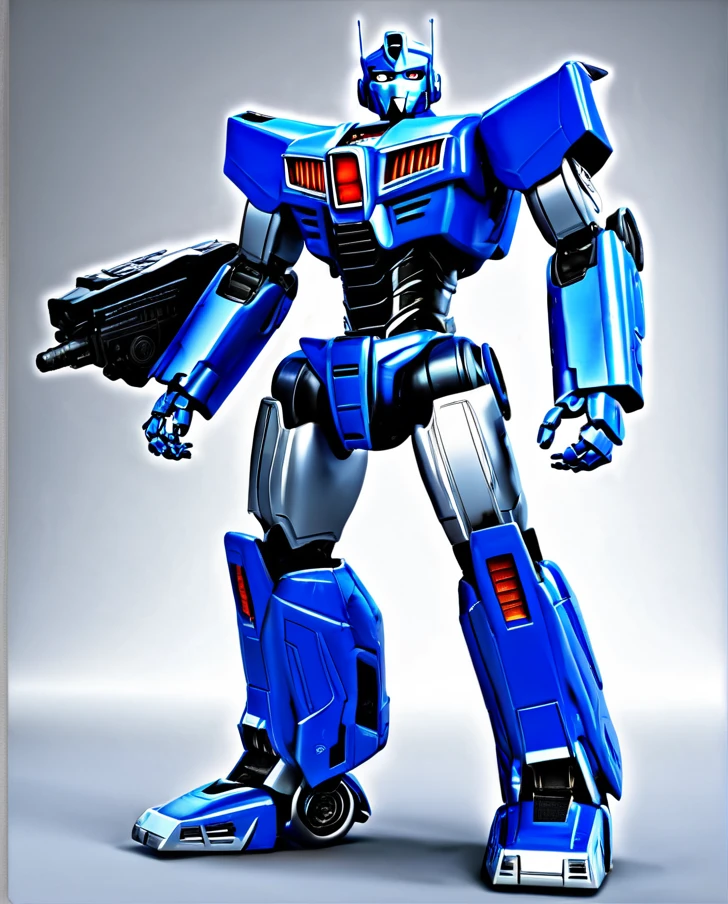 Transformers, blue robot, autobot, full body, 