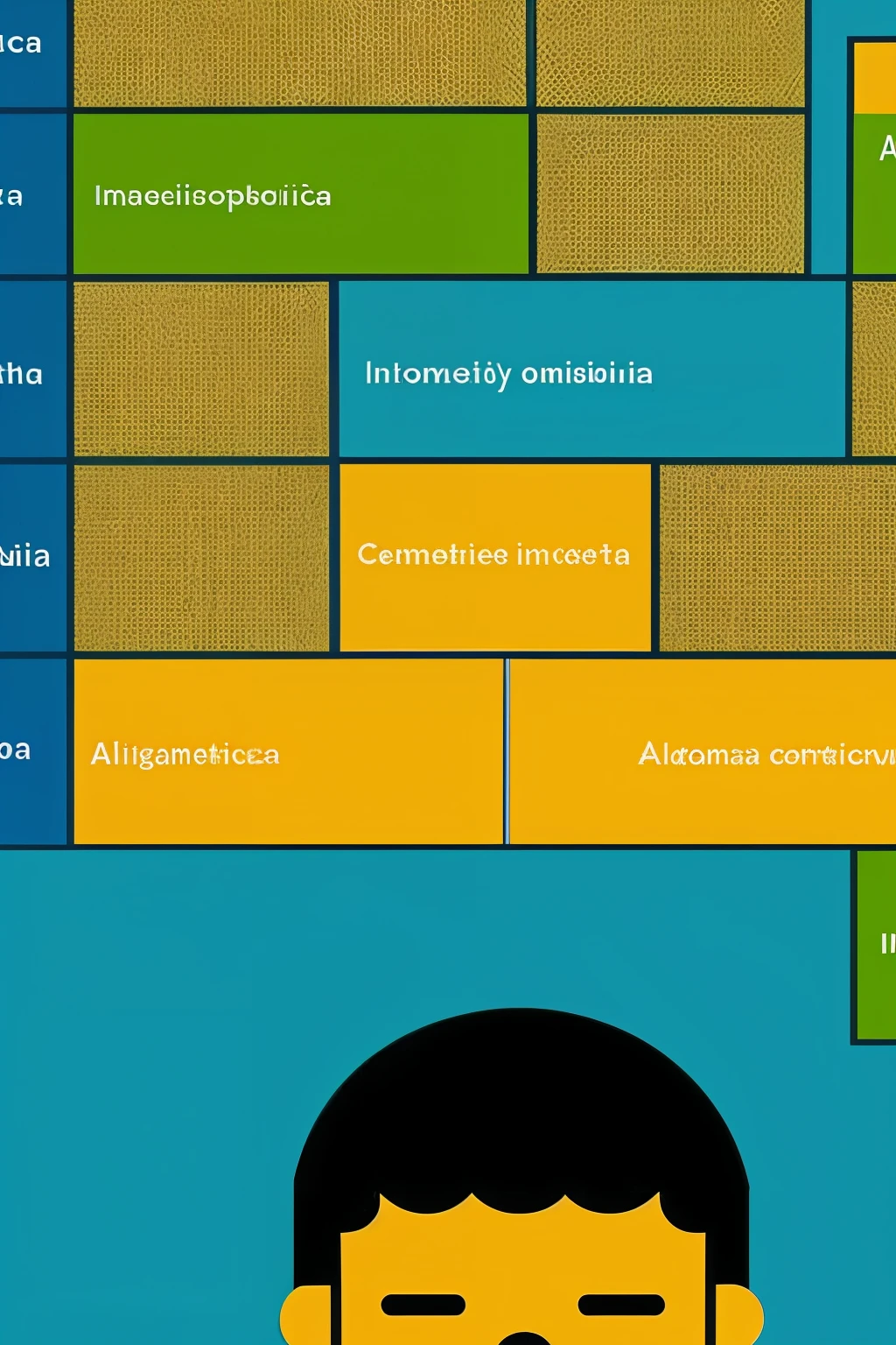 creame una imagen que tenga matematicas, informatica, filosofia y inteligencia artificial