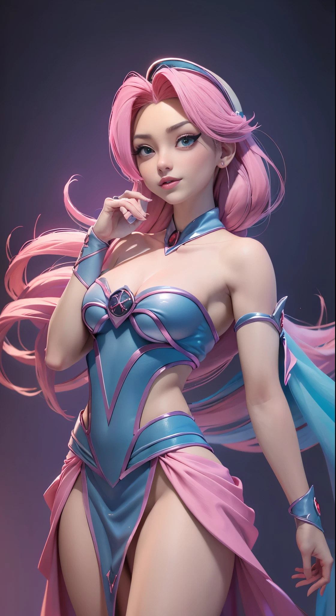 chica elfa (rose quartz SU-Elsa Frozen Disney Tinker waiFu mezclando modelos .) (ultra FUSION of white and pink hair) Fondo de pantalla CG Unity 8k altamente detallado, Tiro de estilo, Complejo, alto detalle, dramatic, Highest quality film still image, Muy detallado, obra maestra, mejor calidad, character design, Elsa, elsa de frozen,Pink Diamond Fusion (( estilo oscuro)), estilo de renderizado realista y ultra detallado, Luz natural, sharp character design, (enfoque duro, 8K), (((textura natural de la piel))), texturas 8K, Soft cinematic lighting, sala de luz de adobe, cuarto oscuro, hdr, sofisticado, Elegant, rico detalle, Sharp focus appearance) )), tonos calmantes, frenzy of details, Detalle intrincado, Super detail, bajo contraste, soft film lighting, colores apagados, Exposure Mix, hdr, Desteñir, 35mm, F/1.4, YO ASI, F 16, 25 sec.