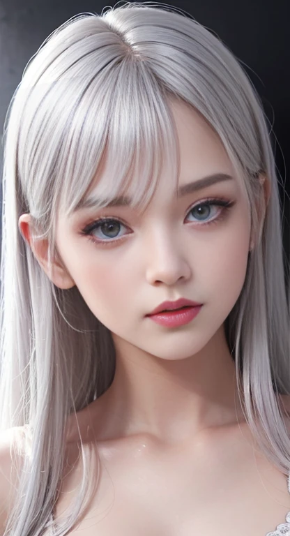 top quality work，Actual work，Ultra Premium Graphics，8K HD CG works，High quality graphics，High-definition CG works，10x pixels，Extremely fine detail：1.1，Advanced Technical Details：1.1 Photorealistic，(Girl sitting on the stairs)Natural light：1.5. Light effects（virtual Light effects：1.8），Wet Long Silver Hair，Silver Hair，Transparent Hair，Hair with attention to detail（premium hair detail：1.1）Clear Eyes，Beautiful double eyelids，Sharp eye makeup, Delicate eyelash makeup, Thin eyebrows, Highly detailed eyes，High nose, Nice red lips, Rose Cheeks, A face with delicate makeup , Cute face, perfectly balanced face,（Advanced Face Detail：1.1），Shiny，Wonderful dress，bright red series，(translucent wet white blouse)、leather mini skirt、girl 、photo shoot，woman&#39;artwork of，Full body portrait，realism，wonderful，My eyes are shining today、(8. She&#39;s Wet)),(Sudden rain、Wind),(The wind blows up my skirt),(I can see your panties)、sensual smile,