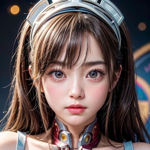 NSFW, 8k, High-level, absurd, masterpiece, best quality, primitive, very detailed CG, very detailed wallpaper, perfect lighting, Extremely detailed (((The personifying " Ironman " as a Little Girl))), MysticSight, Tyndall effect, Tyndall scattering, Studio gray background with (many Dazzling RainbowColor particles BokeH:1.28), (RoundlyButts, ThighGap), (Exposed:0.4), (Assfocus with looking ahead), BREAK (NOGIZAKA face variations) Extremely Detailed very KAWAII face variations, perfect anatomy, Childish, captivating gaze, elaborate detailed Eyes with (sparkling highlights:1.28), long eyelashes、Glossy RED Lips with beautiful details, Coquettish tongue, Rosy cheeks, Radiant PearlSkin with clear transparency . { (Dynamic LifeLike expressions:1.4) | :d) }, (large eyes:-1) .