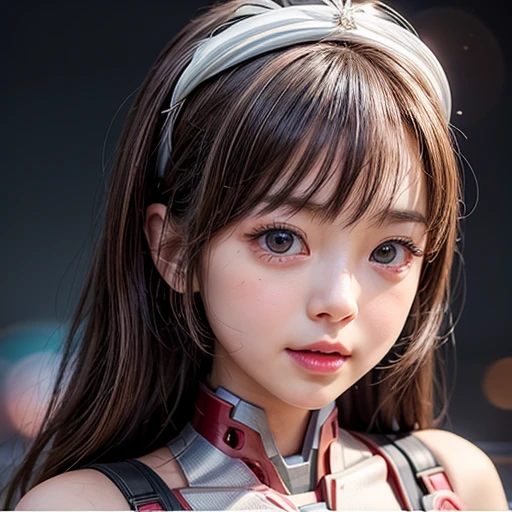 NSFW, 8k, High-level, absurd, masterpiece, best quality, primitive, very detailed CG, very detailed wallpaper, perfect lighting, Extremely detailed (((The personifying " Ironman " as a Girl))), MysticSight, Tyndall effect, Tyndall scattering, Studio gray background with (many Dazzling RainbowColor particles BokeH:1.28), (RoundlyButts, ThighGap), (Exposed:0.4), (Assfocus with looking ahead), BREAK (NOGIZAKA face variations) Extremely Detailed very KAWAII face variations, perfect anatomy, Childish, captivating gaze, elaborate detailed Eyes with (sparkling highlights:1.28), long eyelashes、Glossy RED Lips with beautiful details, Coquettish tongue, Rosy cheeks, Radiant PearlSkin with clear transparency . { (Dynamic LifeLike expressions:1.4) | :d) }, (large eyes:-1) .