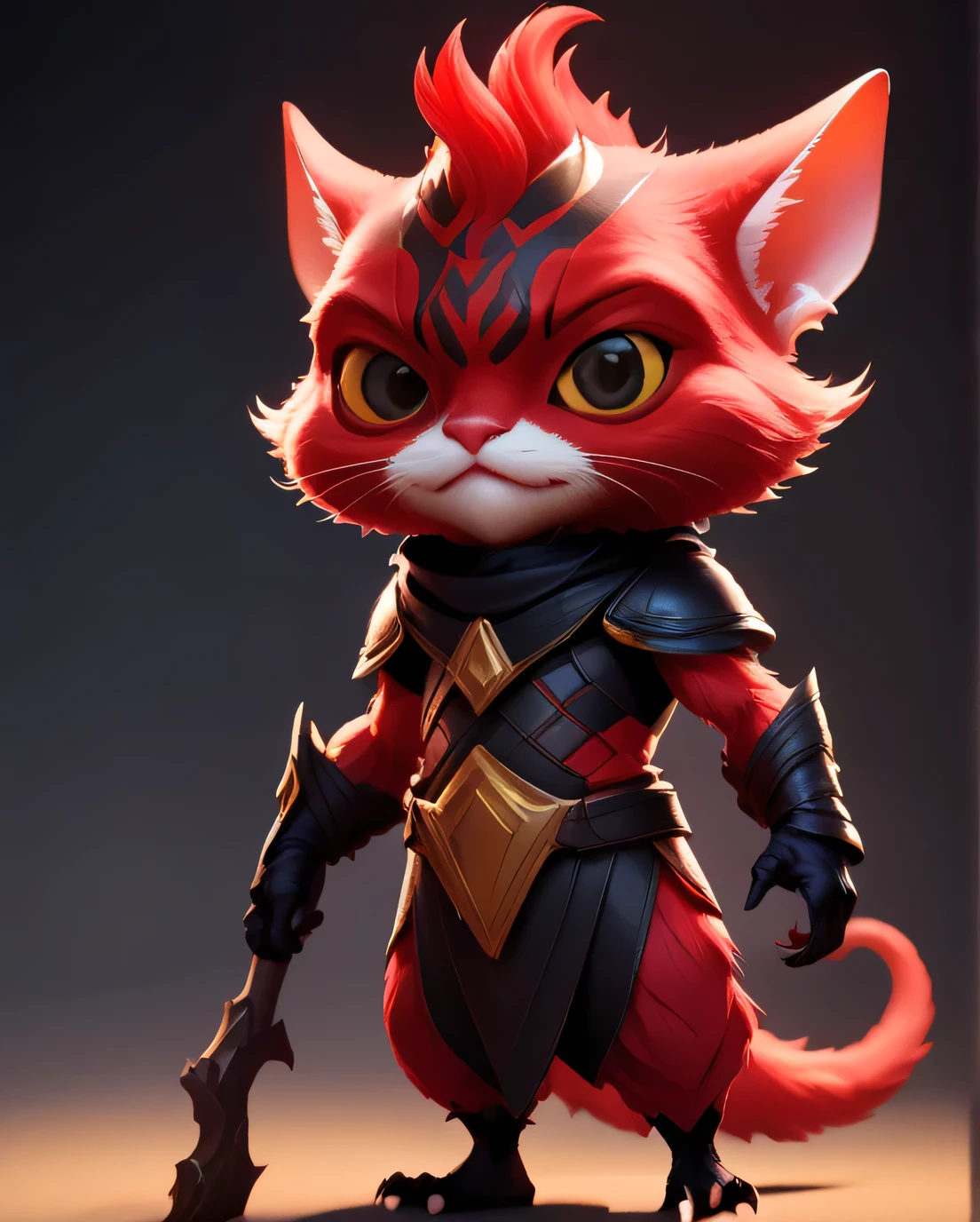 score_9, score_8_up, score_7_up, score_6_up, score_5_up, score_4_up, red yordle male a dubious little creature getting up to mischief,cute,pretty,***rdles,slender,thin,armor outfit,black body,