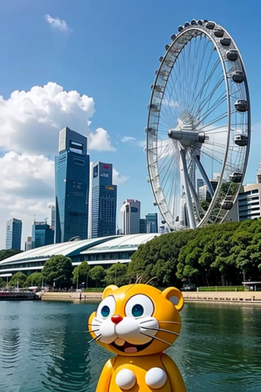 Singapore、Doraemon、Marina Bay Sanderlion、