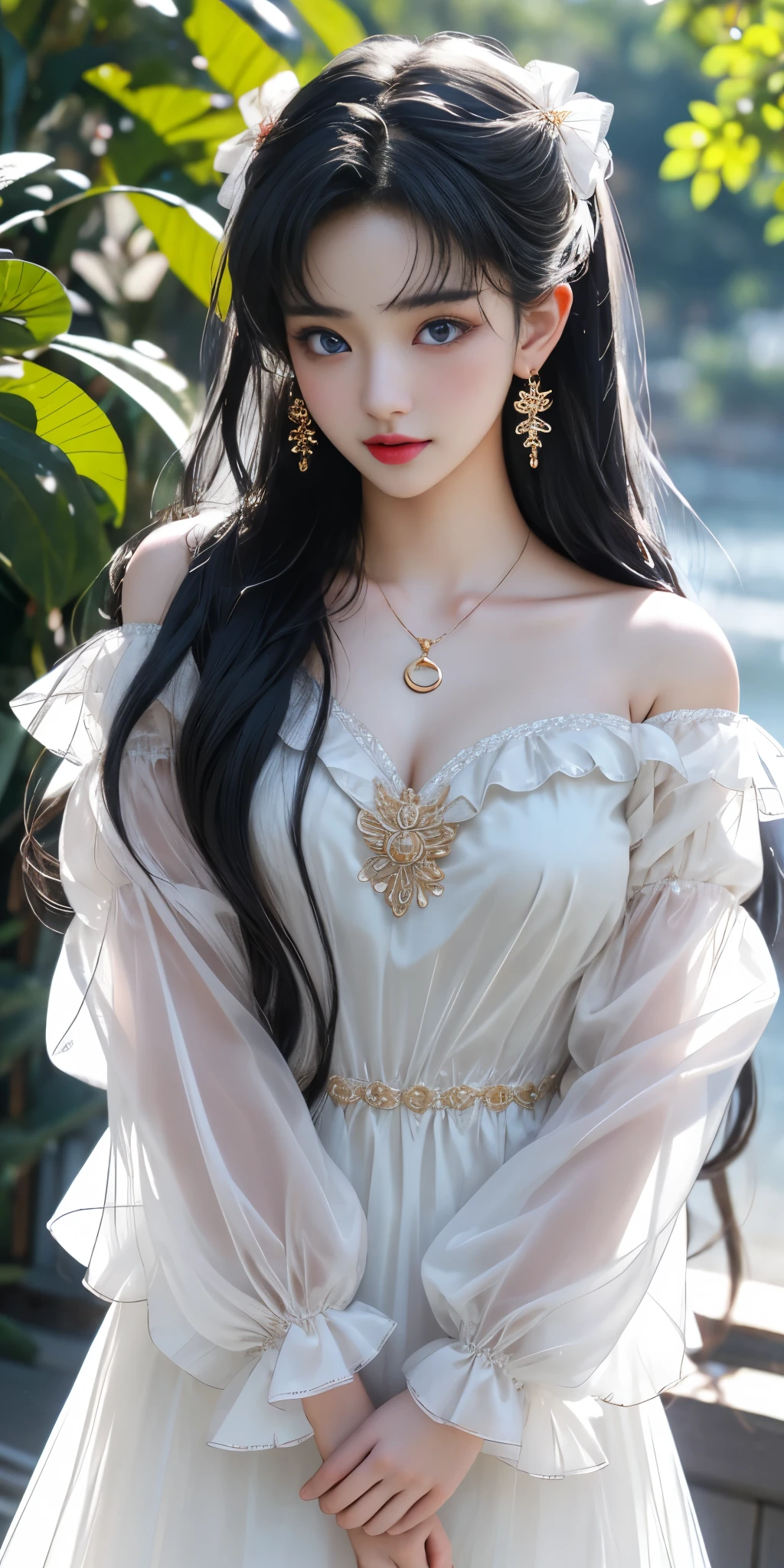 美Girl戰士、Sailor Suit、Super beautiful eyes、(Ultra-realistic 8k CG:1.2)、Perfect work of art、Exquisite pattern、Intricate details、cell-shaded、
(An unrivalled masterpiece、Top quality:1.2)、(very complicated:1.2)、70mm telephoto lens、
----------------------------------------------- K-Pop Idol、Korean beauty、Korean mix、
(1 Girl、solo:1.2)、woman、Girl、Bright Eyes、(Wet skin、National Foundation:1.1)、
(Absurdly long hair:1.4)、Flowing hair、wind、大wind、Hair accessories、
-------------------------------
(Silk and ribbon on front:1.3)、earrings、exquisite filigree、Separate sleeves、Wide sleeves、
(See-through clothes、Translucent clothing、armband:1.2)、(Revealing clothes)、Jewel-like、
(cleavage、Bare shoulders、Strapless、simple necklace、Bandeau dress、:1.1)、
-------------------------------
(Sky、Idle animations、Simple background、Leaves and plants in front:1.2)、
-------------------------------
(Mesa Onuo、gunn、blue eyes、Tsukino Usagi、twice as good、Sailor collar、new moon、hold武器、hold、美Girl戰士:1.2)