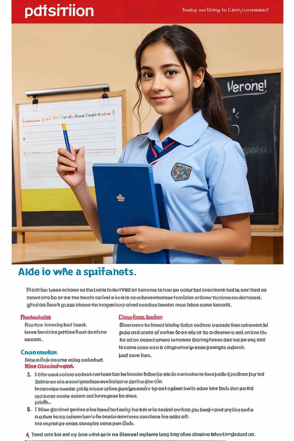 Create an advertisement to teach private classes to primary and secondary school children