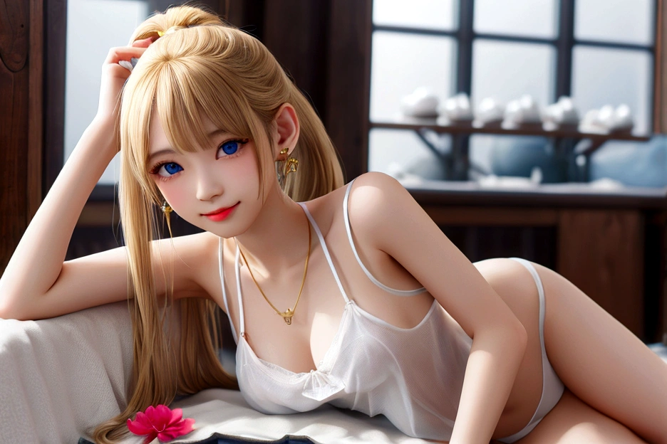 2 位Very漂亮的瑞典16 歲漂亮的女孩、 white blond hair、 (( Sexy and gorgeous transparent underwear and panties with gold rims))、(Colorful transparent underwear and panties) 、Very、 shiny skin、 white skinned、 a smile、 beautiful bangs、 long and straight、 2位絲般美麗的white blond hair女郎、 shiny hair、 Extra long ponytail、 Eyeliner、 a small face、 Extra large firm breasts、 crystal clear ocean blue eyes、 shining with beautiful light、 Earrings, pendants, headwear and bracelets hanging from the ears、beautiful and smart girl、 Taking a top-body photo while cooking in an indoor restaurant、 Looking to the future