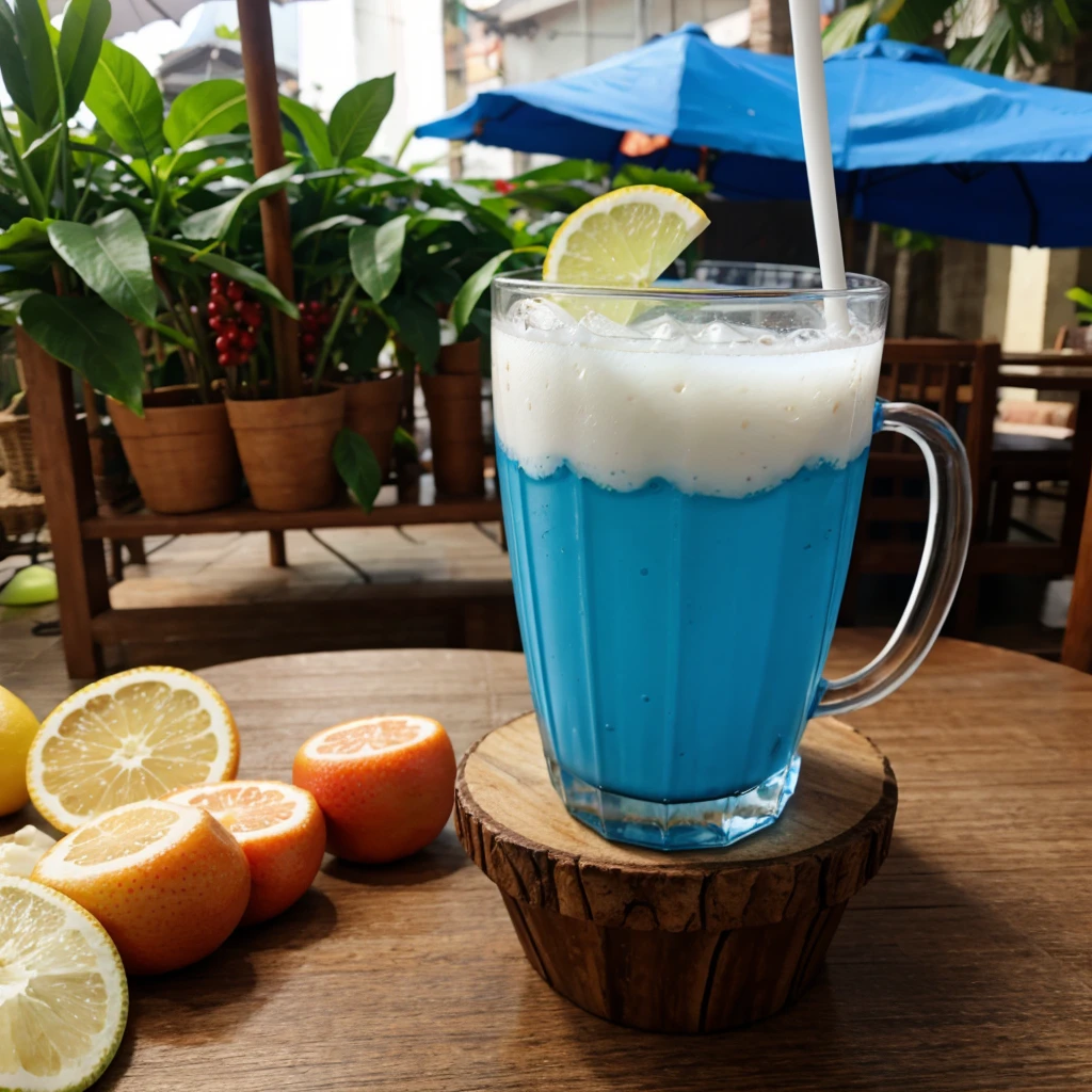 Minuman biru 
