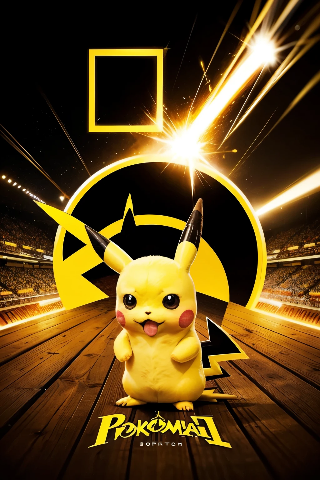 logo realista de personagem pikachu
em uma logo bolha com raios amarelo ao redor
Escrito no meio da imagem
SEJA BEM VINDO!!
expanding power very detailed