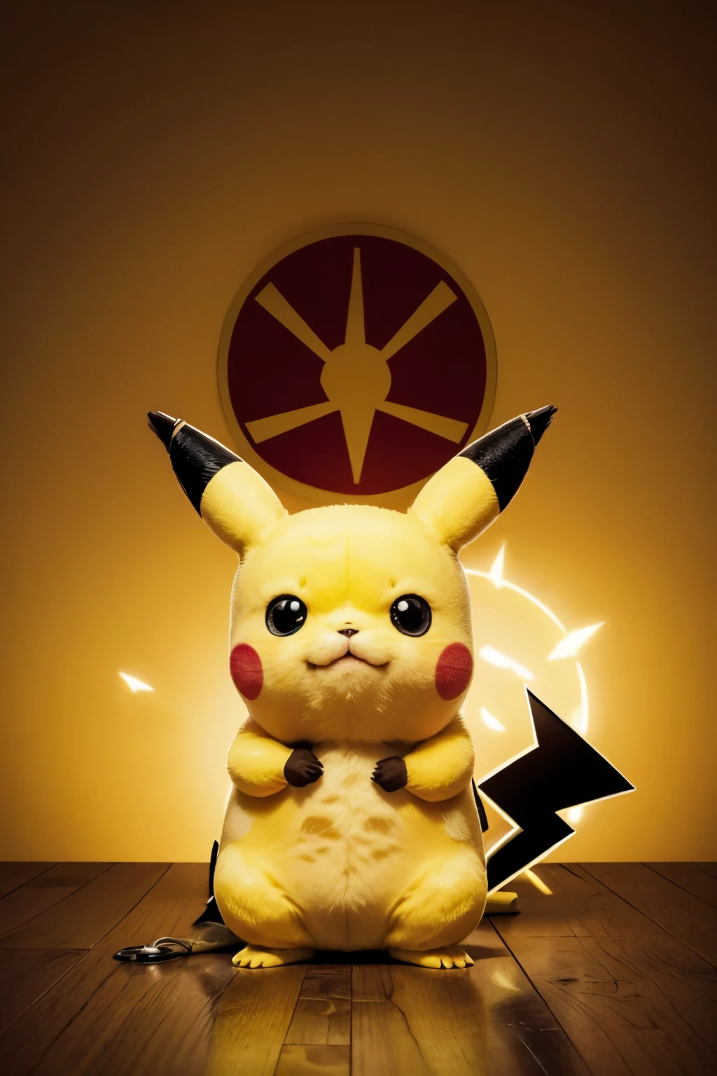 logo realista de personagem pikachu
em uma logo bolha com raios amarelo ao redor
Escrito no meio da imagem
SEJA BEM VINDO!!
expanding power very detailed