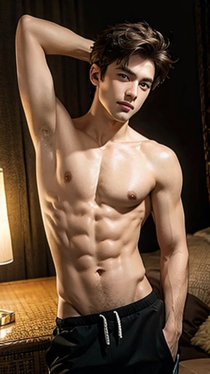 LUKE NEWTON NUDE CHEST AND EROTIC