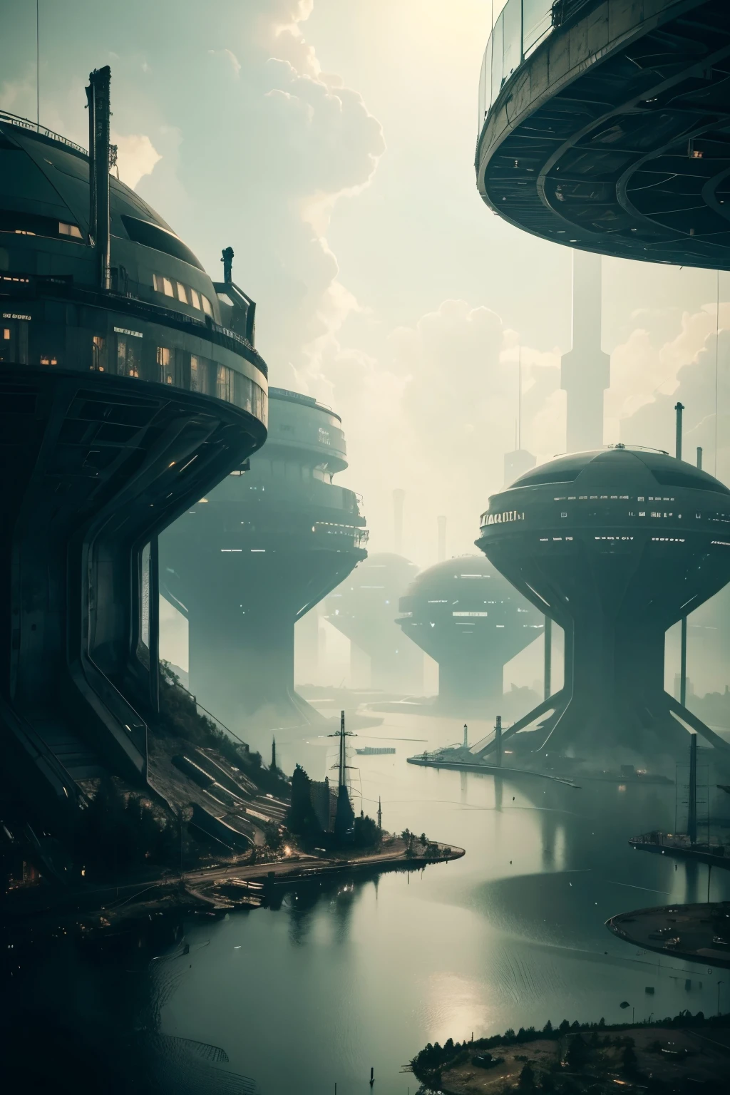 \in a dystopian future, humanity is forced to live in underground cities due to extreme pollution on the surface. Descreva a vida cotidiana de um habitante dessas cidades, suas lutas, hopes and the mysteries that surround the world above them.\