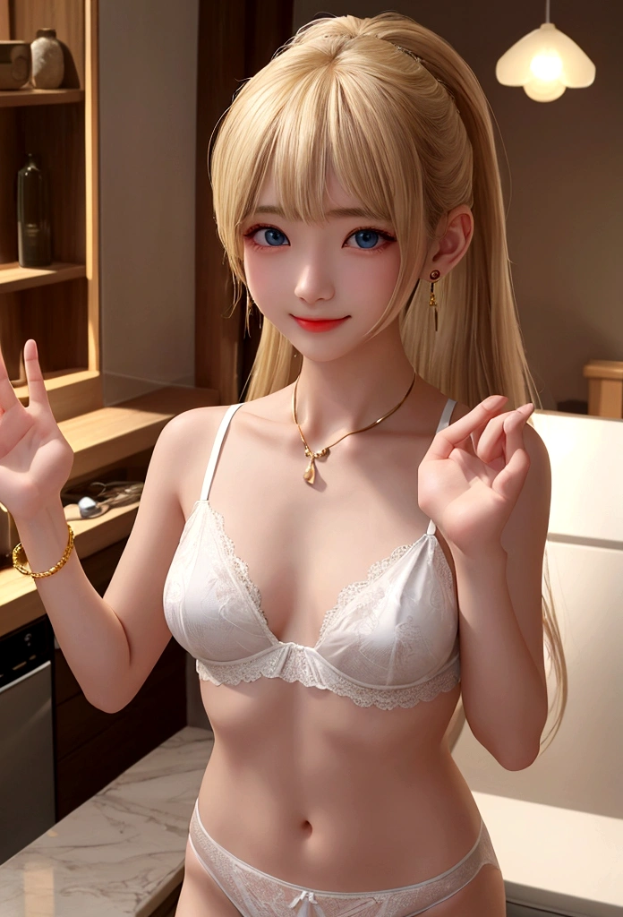 2 位Very漂亮的瑞典16 歲漂亮的女孩、 white blond hair、 (( Sexy and gorgeous transparent underwear and panties with gold rims))、(Colorful transparent underwear and panties) 、Very、 shiny skin、 white skinned、 a smile、 beautiful bangs、 long and straight、 2位絲般美麗的white blond hair女郎、 shiny hair、 Extra long ponytail、 Eyeliner、 a small face、 Extra large firm breasts、 crystal clear ocean blue eyes、 shining with beautiful light、 Earrings, pendants, headwear and bracelets hanging from the ears、beautiful and smart girl、 Taking a top-body photo while cooking in an indoor restaurant、 Looking to the future