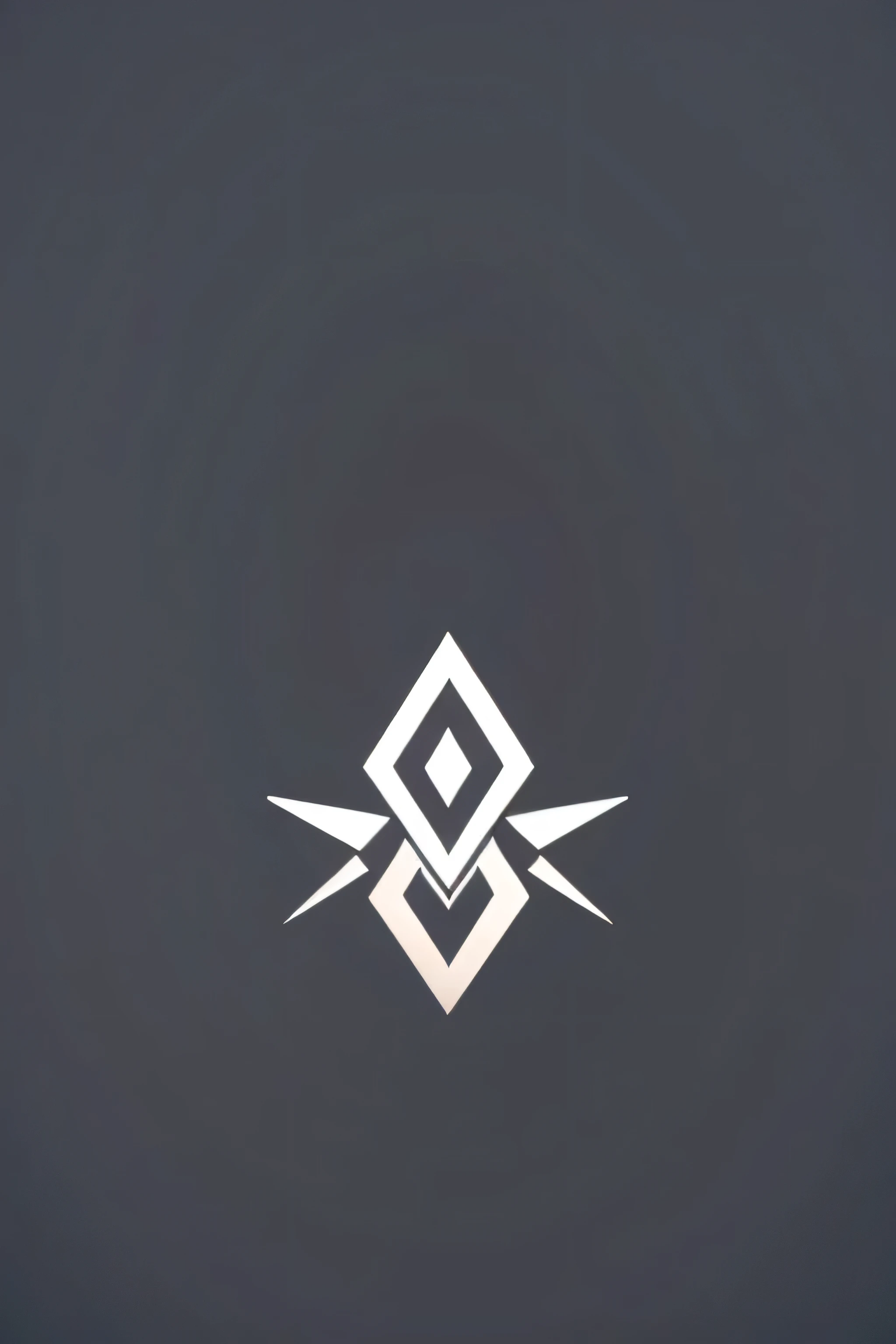 Crie uma logo que transmita poder, inspiration and confidence but unique, minimalista, branca, simples para um rpg