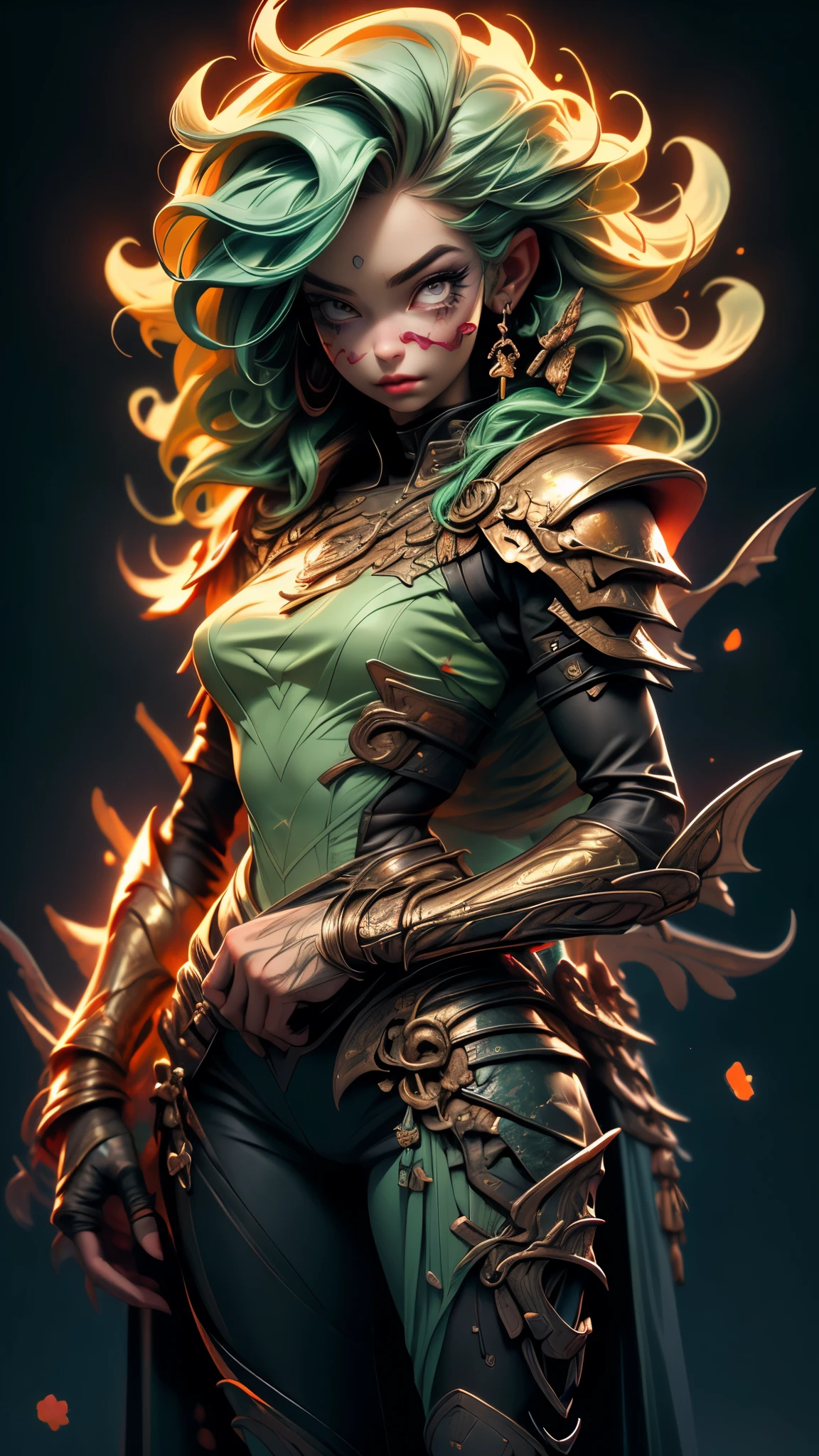 (best quality,4k,8k,highres,masterpiece:1.2),ultra-detailed,(best quality,realistic:1.2), lovely woman, Beautiful girl shaman, wearing mask made of wood, field of poppy flowers, portrait, standing in an s-shape, green ringlets, sexy breast, 4k , great details and colours, sunset, play, joy, beauty, harmony, portrait, soft lighting, vibrant colors, HDR, 8k, absurdres, cinestill 800, sharp focus, add_detail:2, Ultra HD | | | ((Fullbody-shot)) add_detail:2 (1woman, solo)