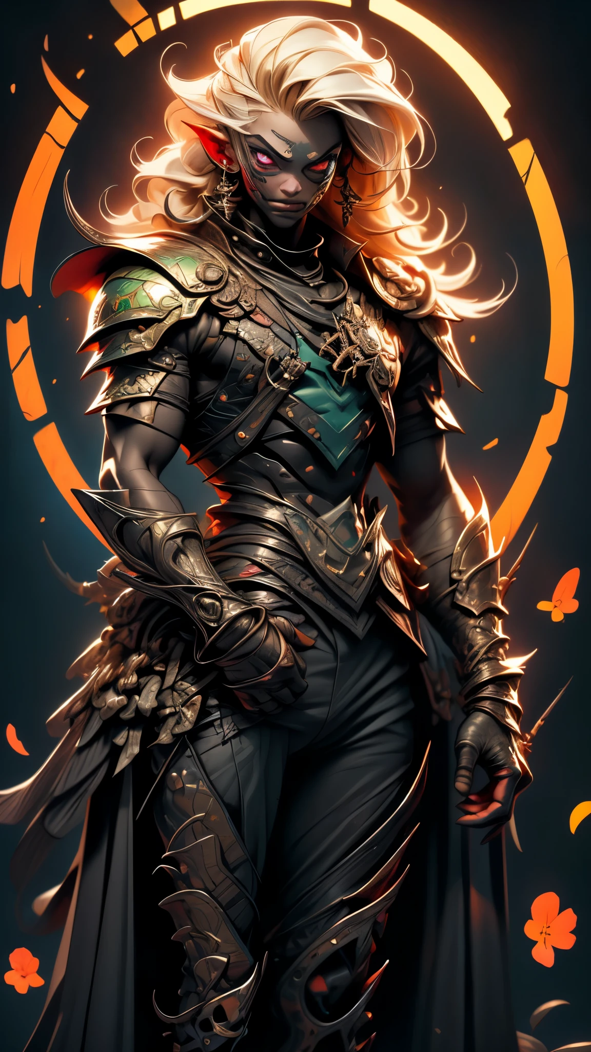 (best quality,4k,8k,highres,masterpiece:1.2),ultra-detailed,(best quality,realistic:1.2), lovely woman, Beautiful girl shaman, wearing mask made of wood, field of poppy flowers, portrait, standing in an s-shape, green ringlets, sexy breast, ample breasts, curvy hips, sunset, play, joy, beauty, harmony, portrait, soft lighting, vibrant colors, HDR, 8k, absurdres, cinestill 800, sharp focus, add_detail:2, Ultra HD | | | ((Fullbody-shot)) add_detail:2 (1woman, solo)