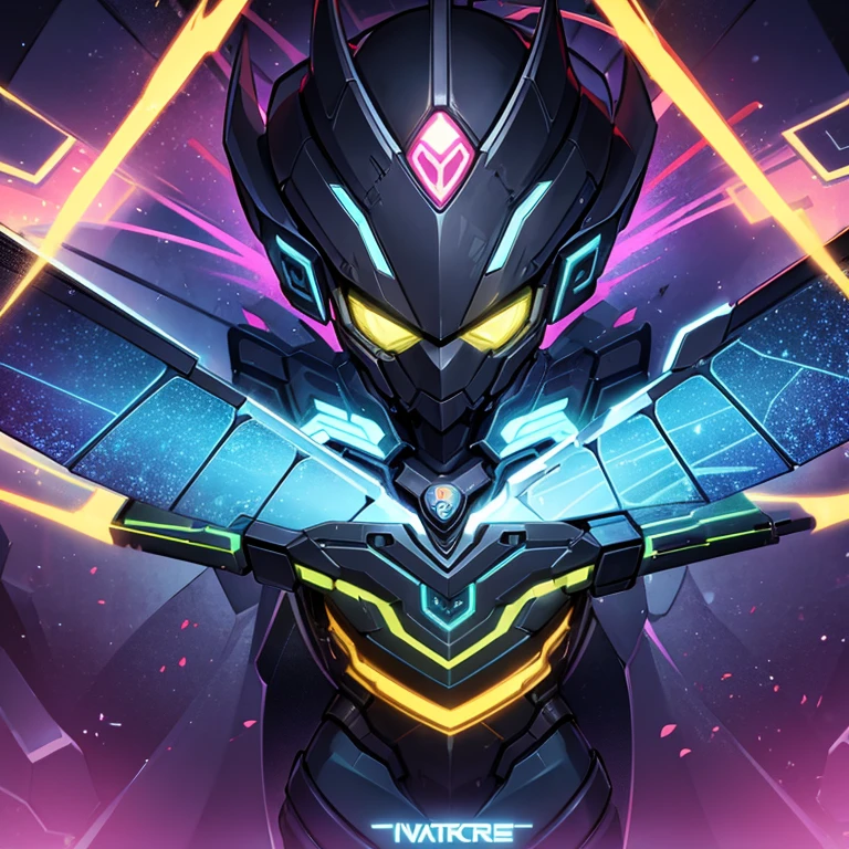 minimalist supernatural cybernetic Card Game design bright colors, Texture, high quality, extreme quality, super detailed